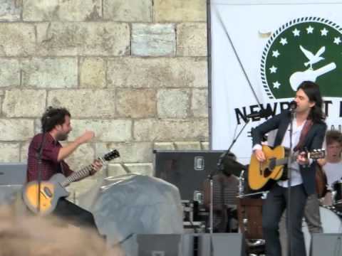 Conor Oberst w Dawes and Jonathan Wilson @ Newport Folk Festival