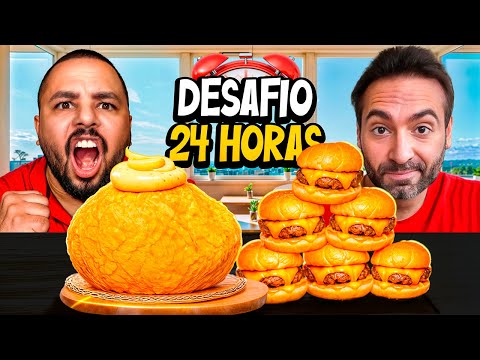 I ATE 20 THOUSAND CALORIES FOR FREE *4 challenges in 24 hours!