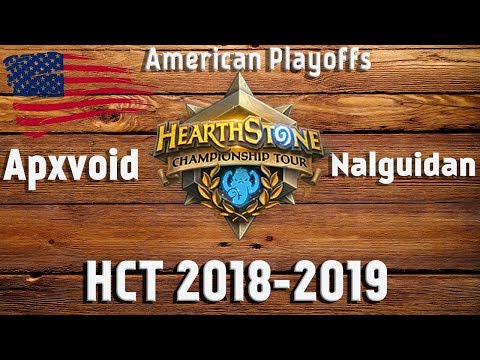 Hearthstone HCT 2018   Winter Championship, American Playoffs  Apxvoid vs Nalguidan 01 19 2019
