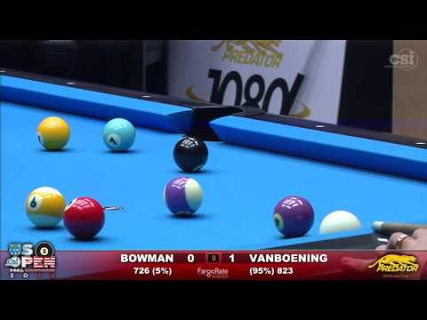 2016 US Open 8-Ball: Jesse Bowman vs Shane Van Boening