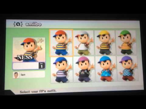 Scanning my Ness Amiibo figure