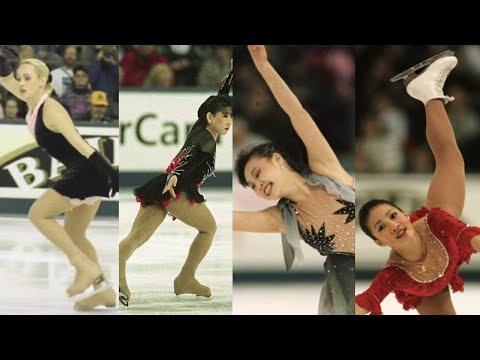Women's short | 1996 Worlds | U.S. ABC & more | Kwan 🇺🇸1️⃣ Chen 🇨🇳2️⃣ Slutskaya 🇷🇺3️⃣