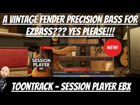 Toontrack | A Vintage Fender Precision Bass?? Yes Please! | Session Player EBX For EZBass