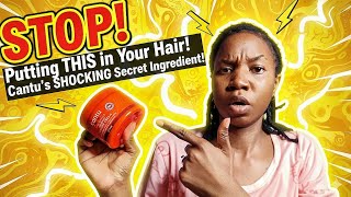 😡😡 Cantu EXPOSED | Cantu Shea Butter Coconut Curling Cream | Secret Ingredient 
