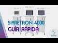 Siaretron 4000 - Guia Rapida de Uso - Marca Siare - Hospitium Solutions