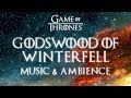 Game of Thrones Music & Ambience | Godswood of Winterfell - Beautiful Relaxing Music and Snowfall