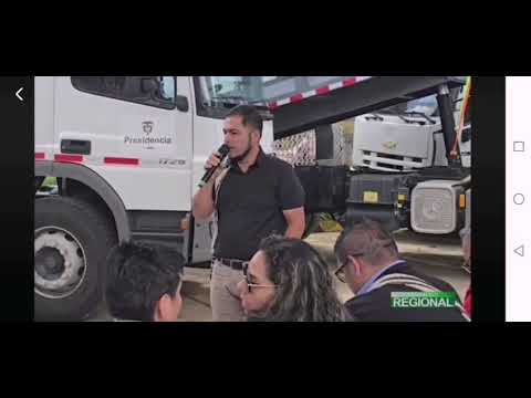 Reclamo del alcalde de La Llanada, Juan Carlos Tapia