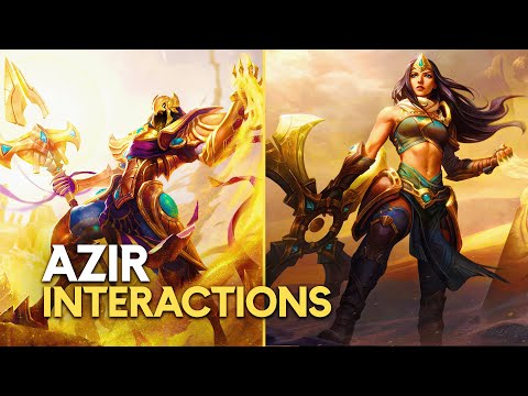 Azir Interactions with Other Champions | League of Legends