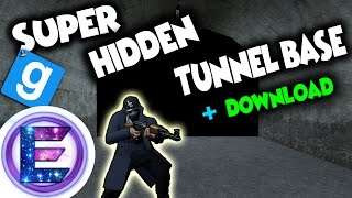 SUPER Hidden Tunnel Base + Download - Speed build - Gmod DarkRP
