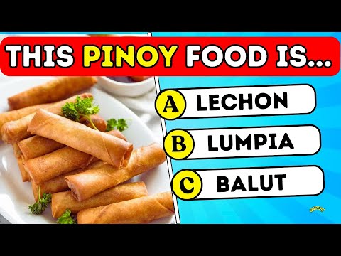Guess the Filipino Food Quiz 🇵🇭🍛 | Only Pinoy Food Lovers Can Pass This! | Quizeat