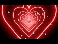Christmas Decorations | Christmas Songs | Christmas Movies❤️Red Heart Background | Heart Tunnel