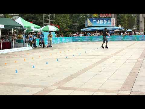 Lishui Slalom Open 2015 Freestyle Classic men Romain Lebois 10th place