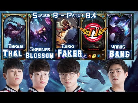 Thal, Blossom, Faker & Bang in the same Team - Patch 8.4 KR Ranked