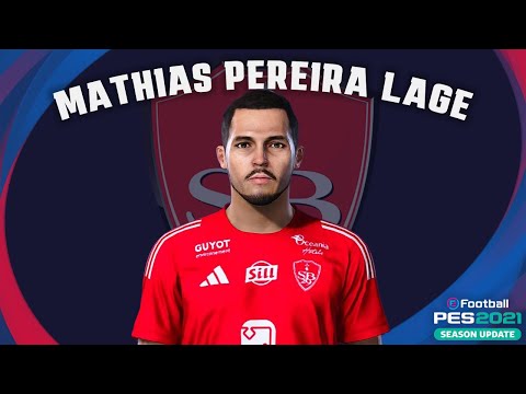 Mathias Pereira Lage🇵🇹 (Stade Brestois 29) How to create in Pes 2021
