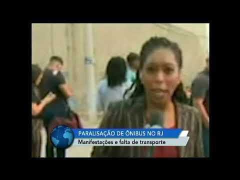 Paralisação de ônibus no RJ causa manifestações e confusão