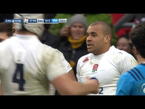 Super Jonathan Joseph Try,  England v Italy, 14th Feb 2015
