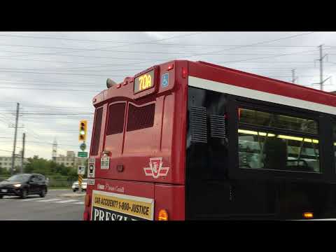 TTC 1031 Wifi bus on route 70A O'CONNOR To EGLINTON