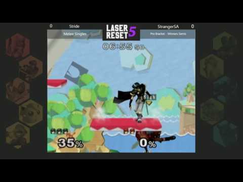 Laser Reset 5 - Melee Singles - Stride vs. StrangerSA - Winners Semis