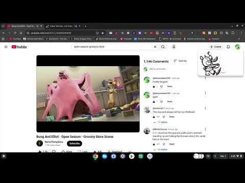 open season dancing digi digi quack quack animatic scene