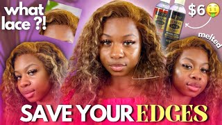 SAVE YOUR EDGES FOR ONLY $6 ✨WITH THIS LACE “MELTING” SPRAY + giveaway