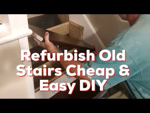 How to Refurbish - Restore - & Reinforce Stairs - Cheap Easy DIY