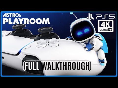 ASTRO'S PLAYROOM PS5 Full Gameplay Walkthrough (No Commentary) 4K 60FPS Ultra HD