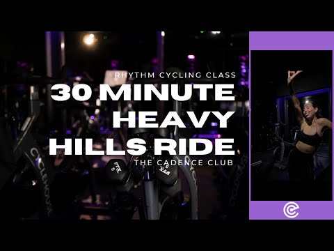30 Minute Rhythm Cycling Class - Heavy Hills