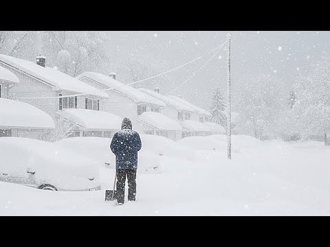 Extreme weather hits Italy!! Snow fall in Piedmont, Cuneo paralyzed