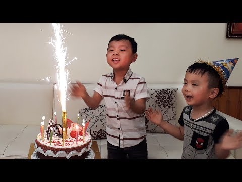 Happy Birthday to Anto surprise gift from Brother Ben w/ Nursery Rhymes song for kids
