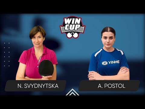 10:30 Nataliia Svydnytska - Anastasiia Postol West 1 WIN CUP 19.04.2024 | TABLE TENNIS WINCUP