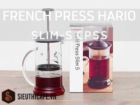 Bình Pha Hario French Press SLIM-S