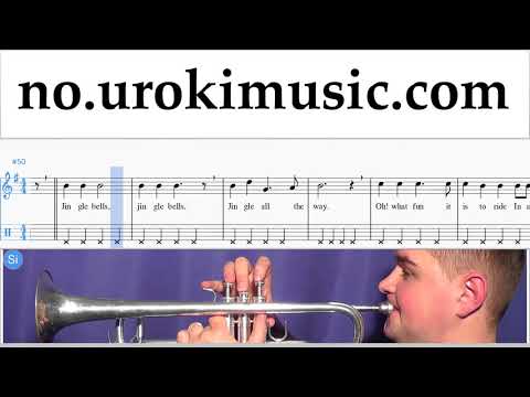 Lær å Spille Trompet Jingle Bells Melodi Trening um-b935