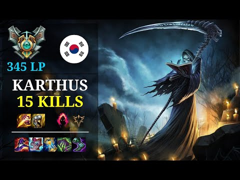 Karthus Jungle vs Graves - 15 kills - 1574965746 KR Grandmaster (345 LP) Patch 11.3