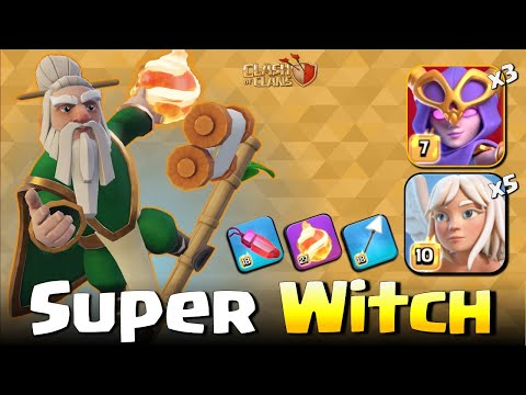 Super Witch Fireball | TH 17 Attack Strategy Legend League | Clash Of Clans | Dandi COC