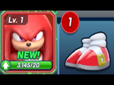 Sonic Forces - New Runner Unlocked Movie Knuckles Challenger - All 61 Characters Unlocked Gameplay