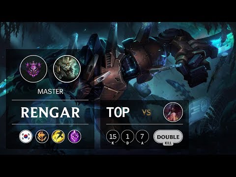 Rengar Top vs Akali - KR Master Patch 9.16