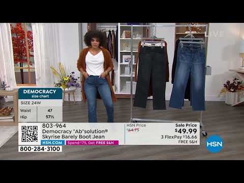 Democracy "Ab"solution Skyrise Barely Boot Jean