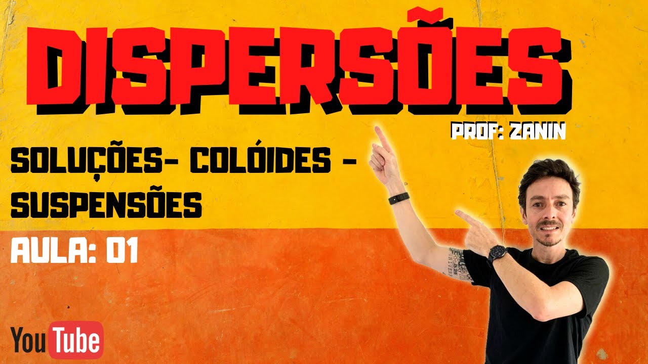 DISPERSÕES - Misturas (soluções, colóides e suspensões)