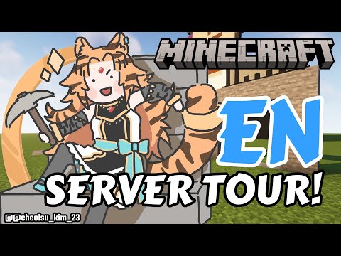 【MINECRAFT】EN Server tour! time to look around!【NIJISANJI】