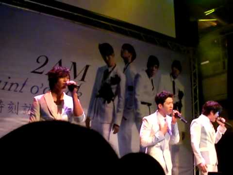 [fancam] 110603 2AM fan meeting in Taiwan.死也不能放開你