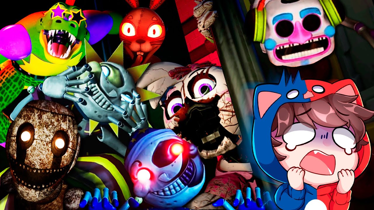 ¡ESCAPAMOS DE LOS NUEVOS ANIMATRÓNICOS! 😨😱 FIVE NIGHTS AT FREDDY'S SECURITY BREACH