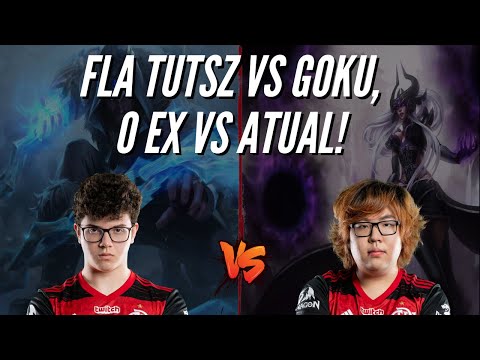 FLA TUTSZ VS GOKU, O ATUAL VS O EX QUEM LEVOU!