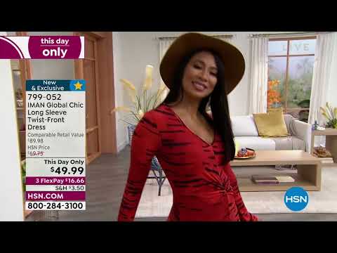 HSN | IMAN Global Chic Fashions 08.21.2022 - 05 PM
