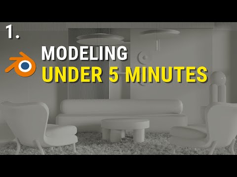 Blender Step-by-Step Create a realistic Interior (1. 3D modelling)