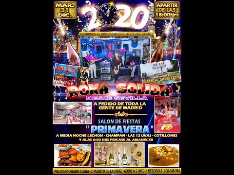 GRUPO ROKA SOLIDA DE SEVILLA  EN LA FIESTA DE AÑO NUEVO 2020 EN MADRID