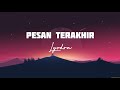 Lyodra - Pesan Terakhir (lirik)