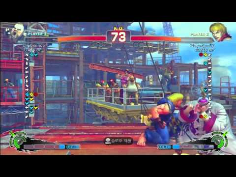 SSF4 Rank Match  chobixinco (RU)  vs  Playerjun52 (KE)