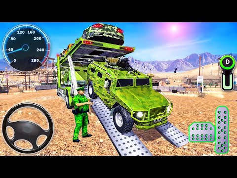 Army Vehicles Transport Driving Simulator - Car Transporter Truck, Cargo Airplane - Android GamePlay