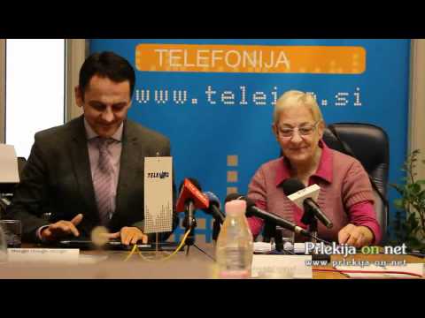 Novinarska konferenca podjetja Teleing
