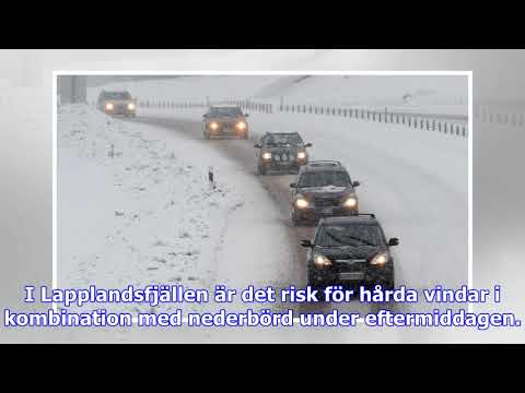 Smhi varnar för snö och halka